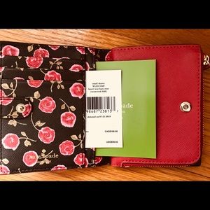 Kate Spade small Shawn laurel way hazy rose wallet
